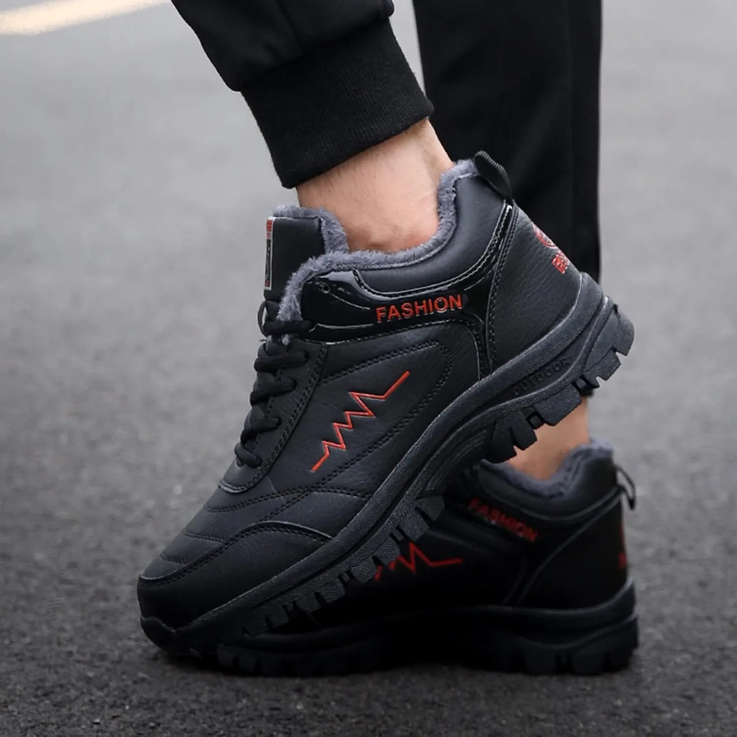 Men's Work Boots Non Steel Toe Hiking Sneakers Ankle Ladies Womens Safety Shoes Waterproof Platform Shoes Composite Toe Botas Hike Grounded Footwear