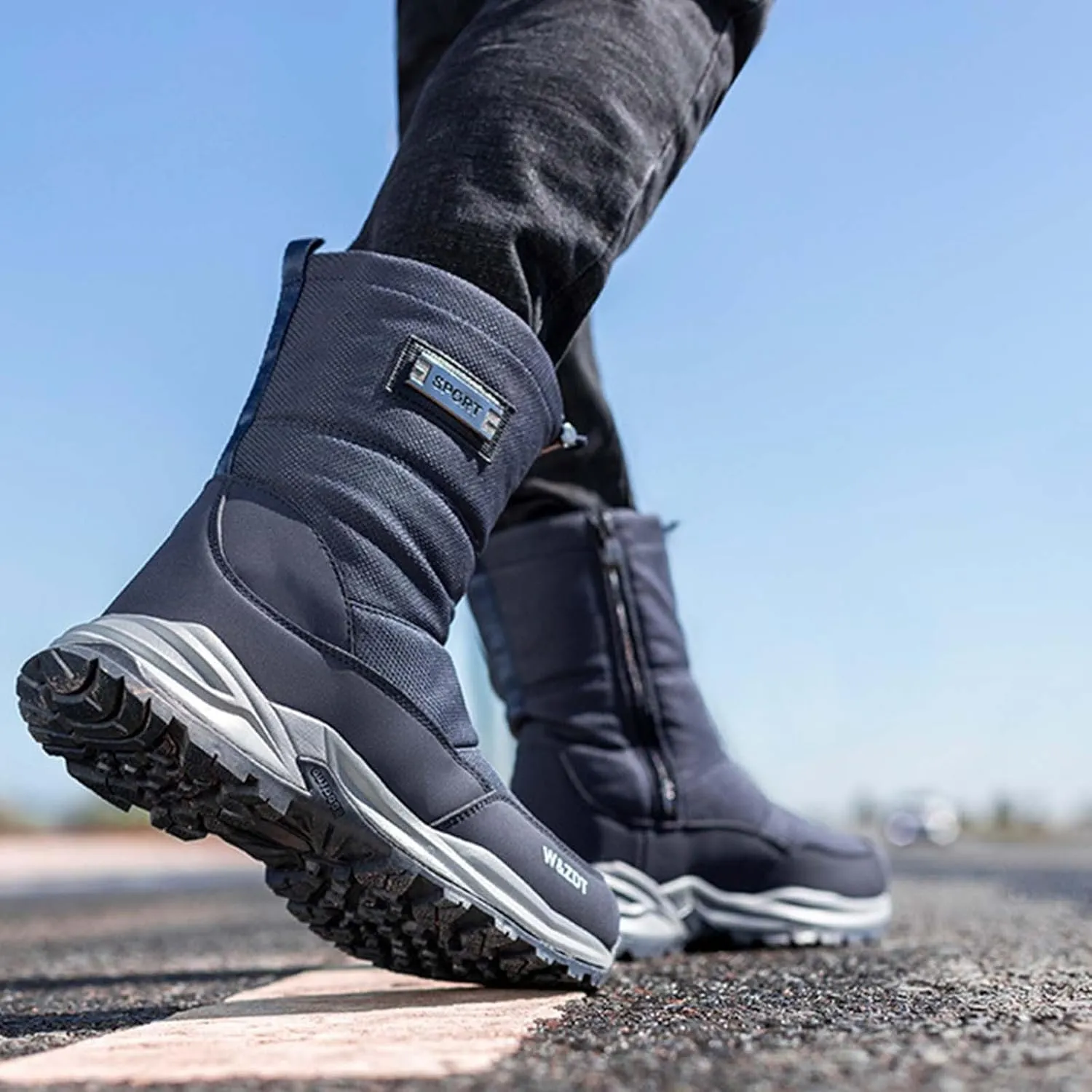 Men's Work Boots Steel Toe Hiking Sneakers Ankle Ladies Women Safety Shoes Comfortable Composite Safety Toe Waterproof Industrial Casual Hike Grounded Footwear