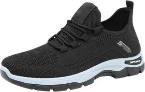 Mmoneyake Womens Slip On Sneakers Lightweight Tennis Shoes Non Slip Gym Workout Shoes Breathable Mesh Walking Sneakers Wide Toe Box Shoe Wide Width Sneaker Work Shopping Travel