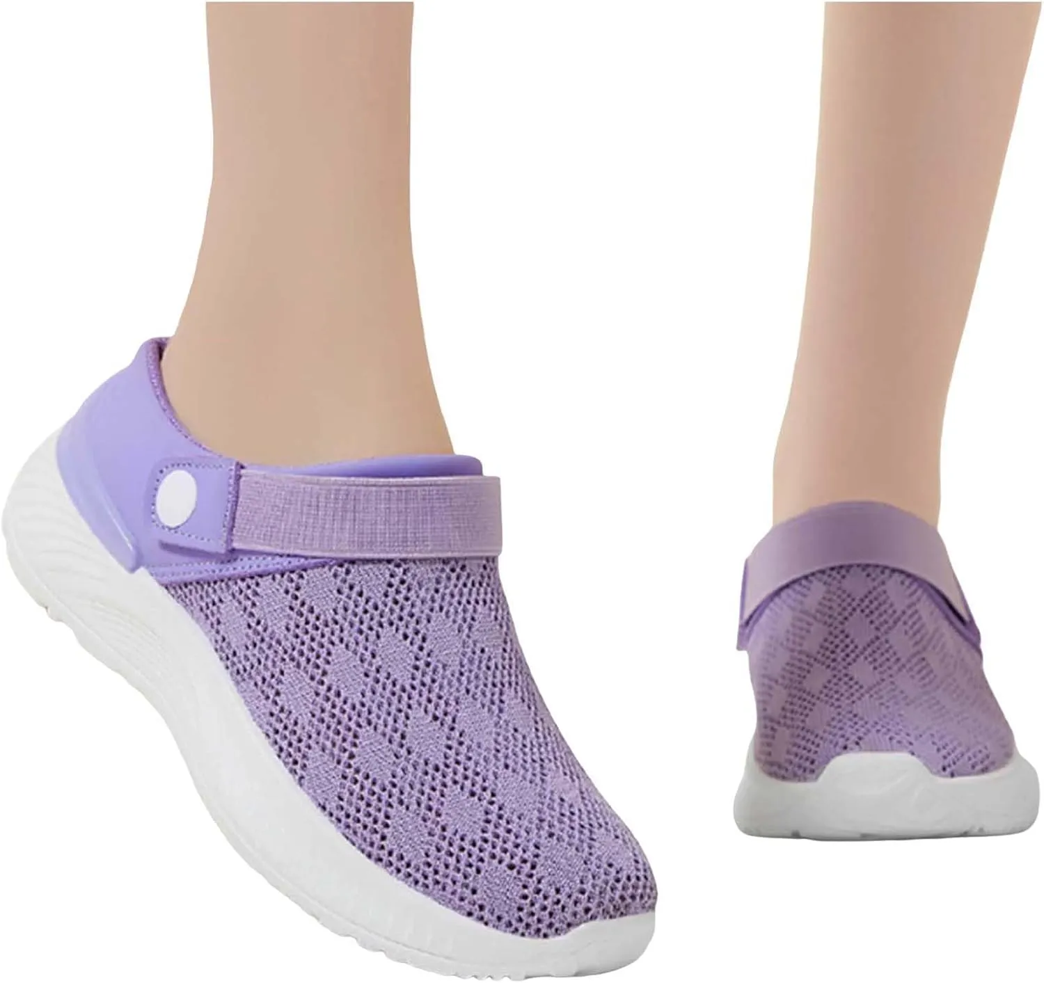 Mules for Women Outdoor Hiking Slip On Sandals Sports Water Shoes Fashion Slippers Classic Clogs for Women Breathable Mesh Walking Mules Sneakers Open Back Slip On Shoes Orthopedic Diabetic Shoe