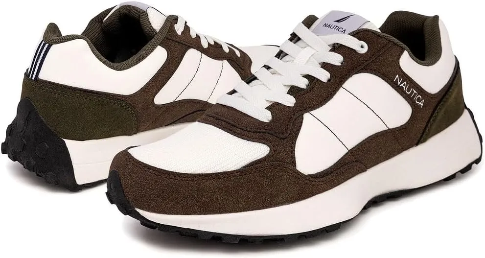 Nautica Men's Casual Sneakers with Cushioned Sole  Stylish Walking Shoes for Everyday Comfort