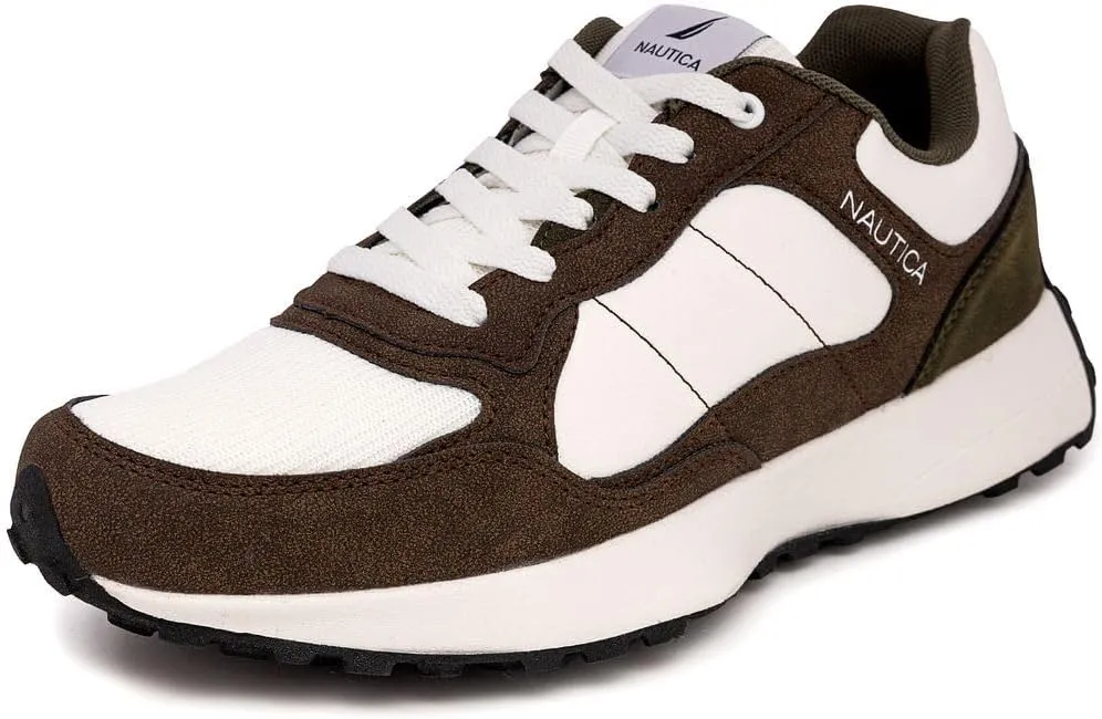 Nautica Men's Casual Sneakers with Cushioned Sole  Stylish Walking Shoes for Everyday Comfort