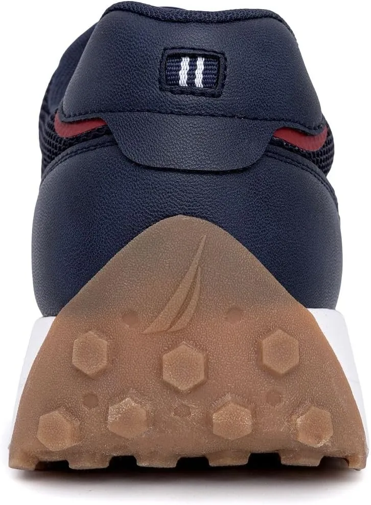 Nautica Men's Lace-Up Sneakers  Casual, Stylish, and Comfortable for Walking