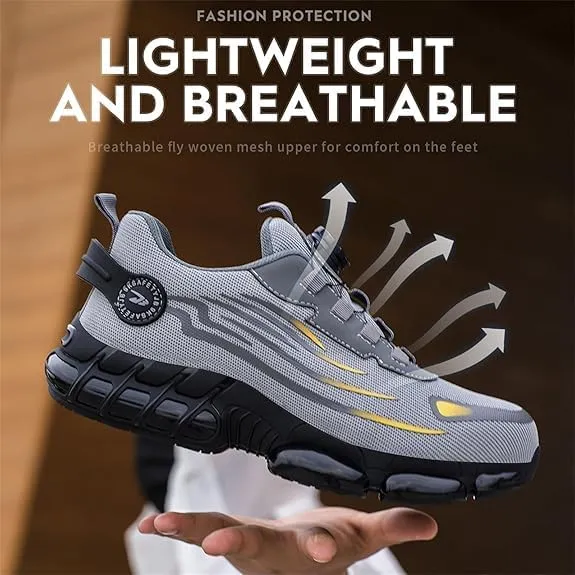 Noozier Safety Shoes, Noozier Safety Shoes Mens Steel Toe, Evontira Elevated Pro Trainers Steel Toe Shoe