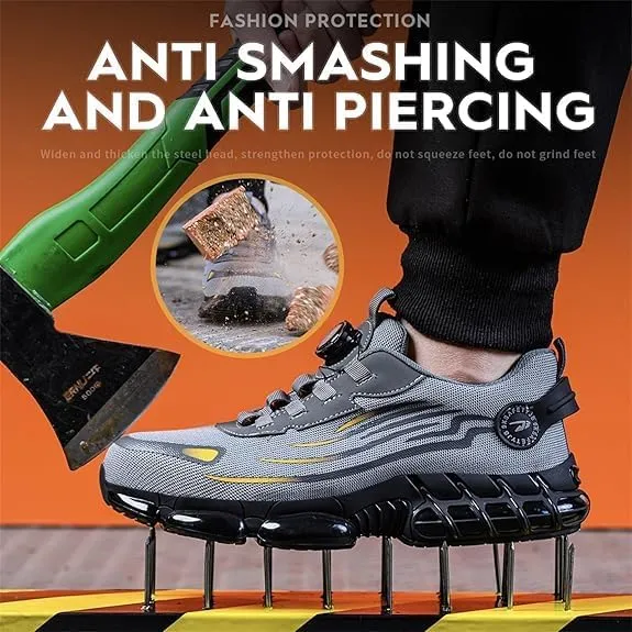 Noozier Safety Shoes, Noozier Safety Shoes Mens Steel Toe, Evontira Elevated Pro Trainers Steel Toe Shoe