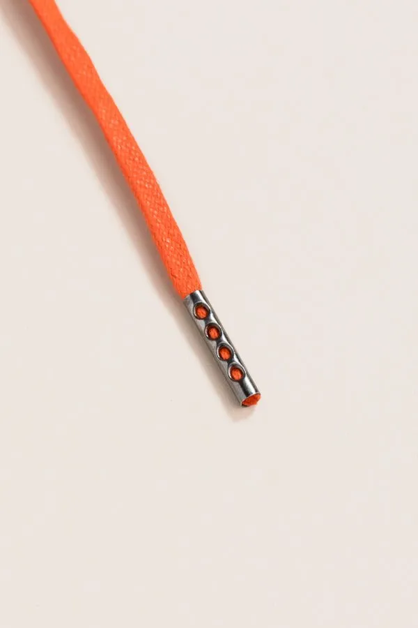 Orange | 4 mm Round Waxed Shoelaces