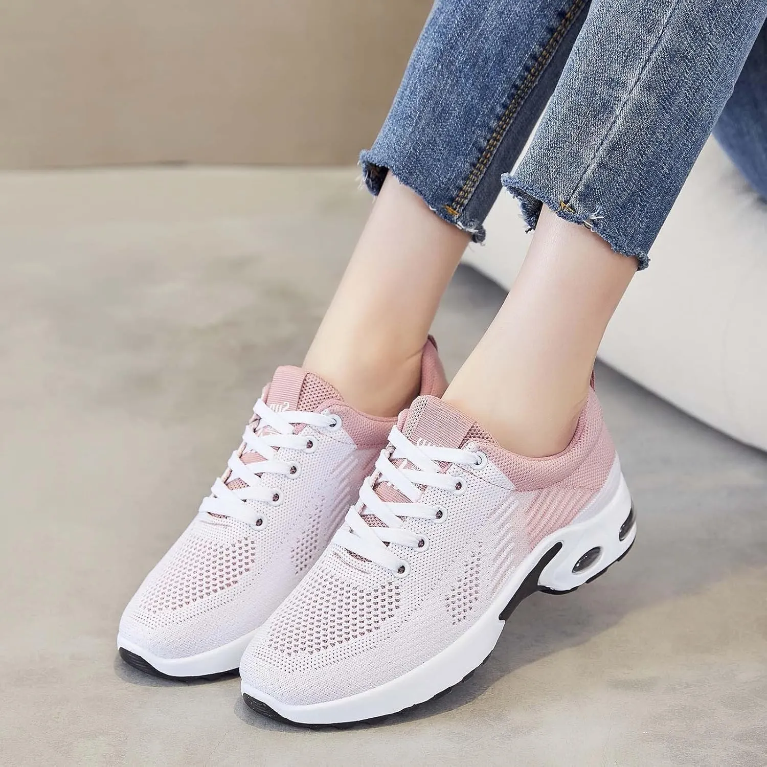 Orthopedic Shoes for Women Wide Width Toe Box Shoes Extra Sneakers Ultra Light Road Running Shoes Non-Slip Sneakers