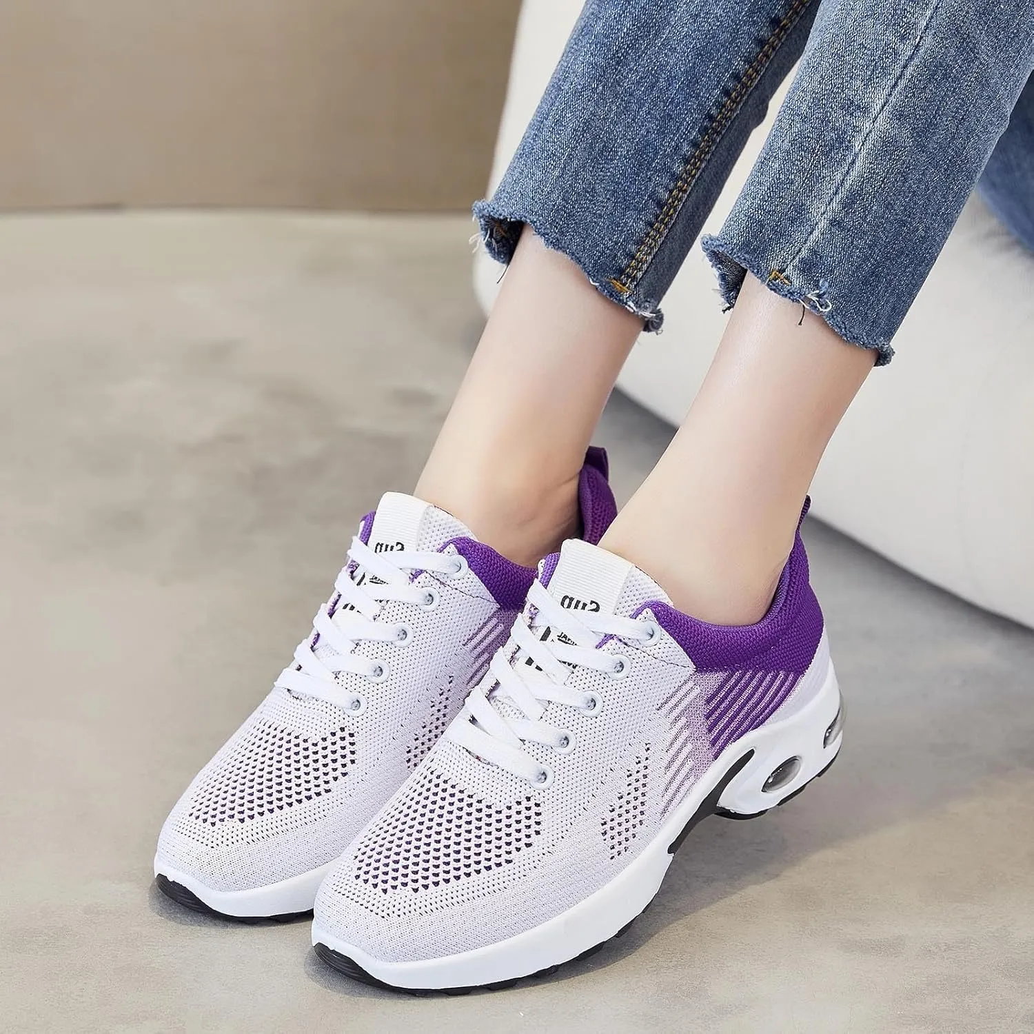 Orthopedic Shoes for Women Wide Width Toe Box Shoes Extra Sneakers Ultra Light Road Running Shoes Non-Slip Sneakers