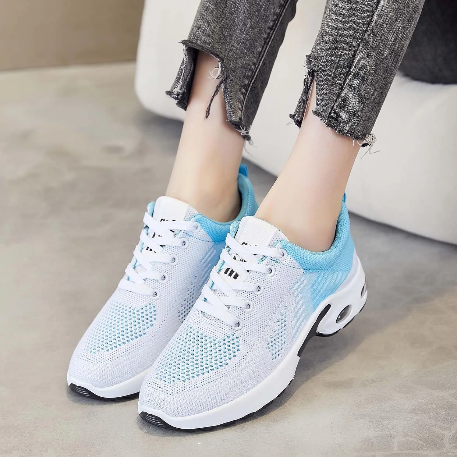 Orthopedic Shoes for Women Wide Width Toe Box Shoes Extra Sneakers Ultra Light Road Running Shoes Non-Slip Sneakers