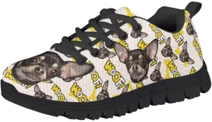 Pinupub Boys Colorful Sneakers Personalized Pretty Cool Comfort Practical Non Slip Lace-up Shoes for Running Walking