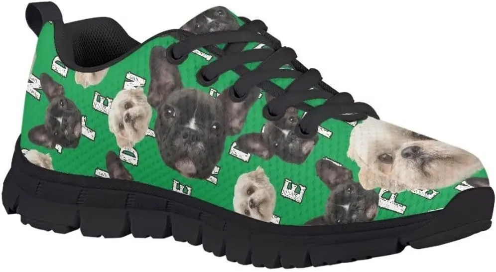 Pinupub Boys Colorful Sneakers Personalized Pretty Cool Comfort Practical Non Slip Lace-up Shoes for Running Walking