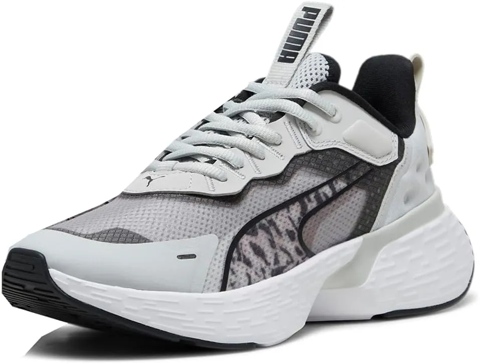 Puma Womens Softride Sway Feline Fine Running Sneakers Shoes - Grey