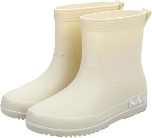 Rain Boots Women Knee High Mens Grounded Footwear Black Booties Heels Barefoot Shoes Women's Mid Calf Rain Boots Waterproof Lightweight Womens Winter Boots