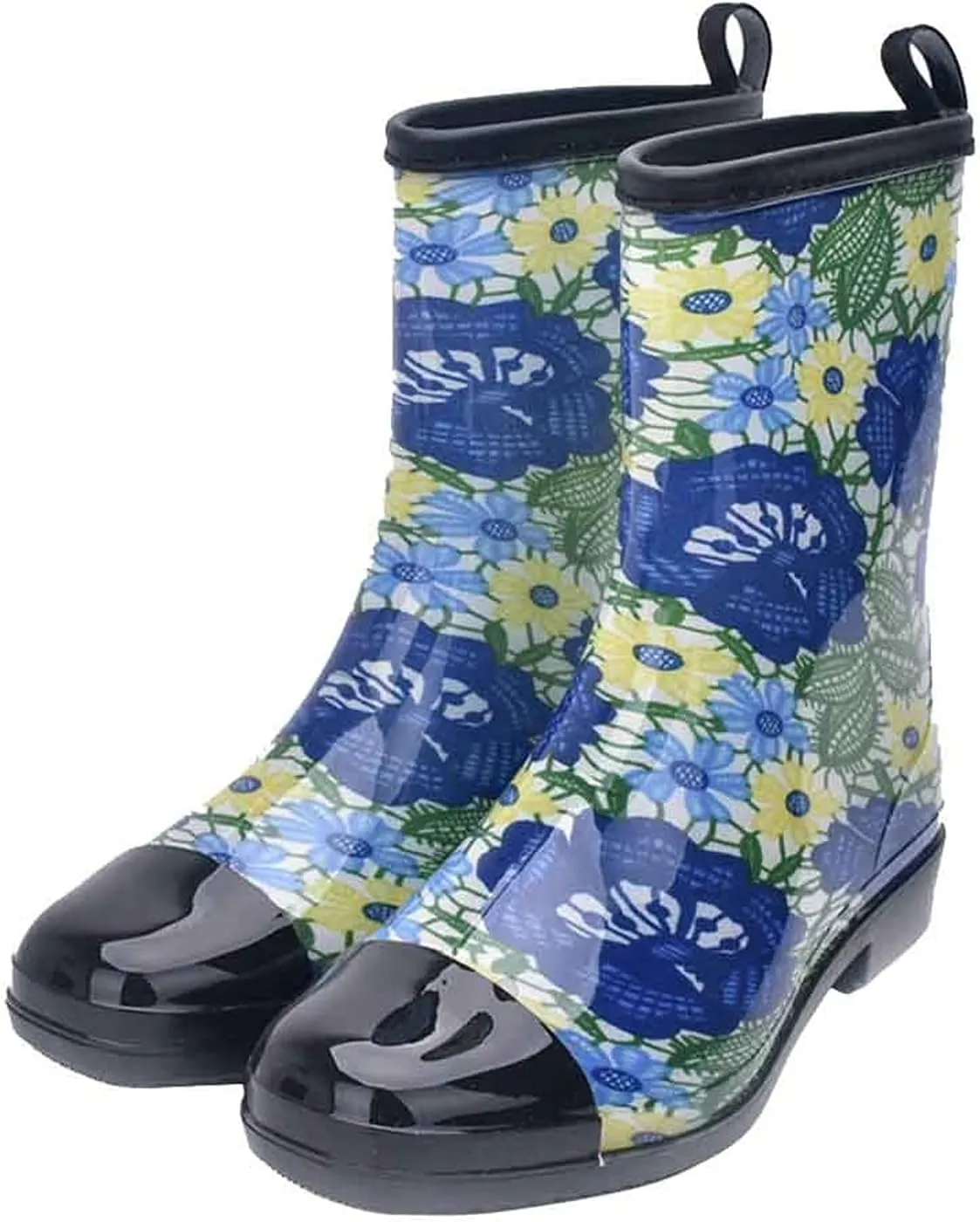 Rain Boots Women Knee High Mens Grounded Footwear Booties And Ankle Boot Heels Slip On Barefoot Shoes Womens Rain Boots Waterproof Platform Rubber Chelsea Boots