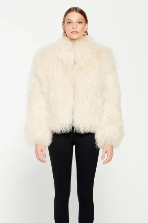 Rochelle Mongolian Jacket Cream