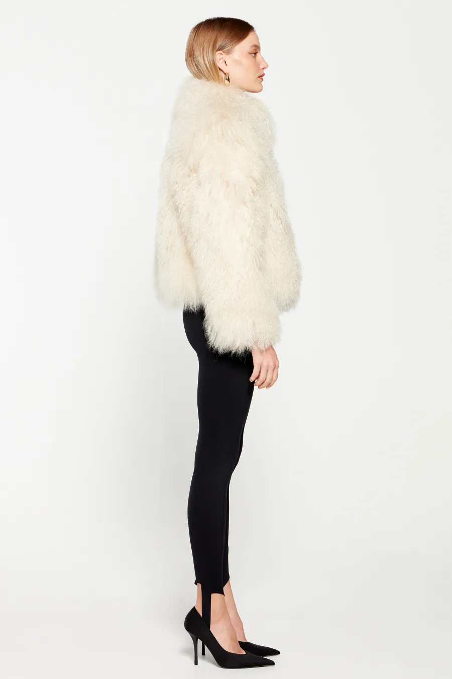 Rochelle Mongolian Jacket Cream