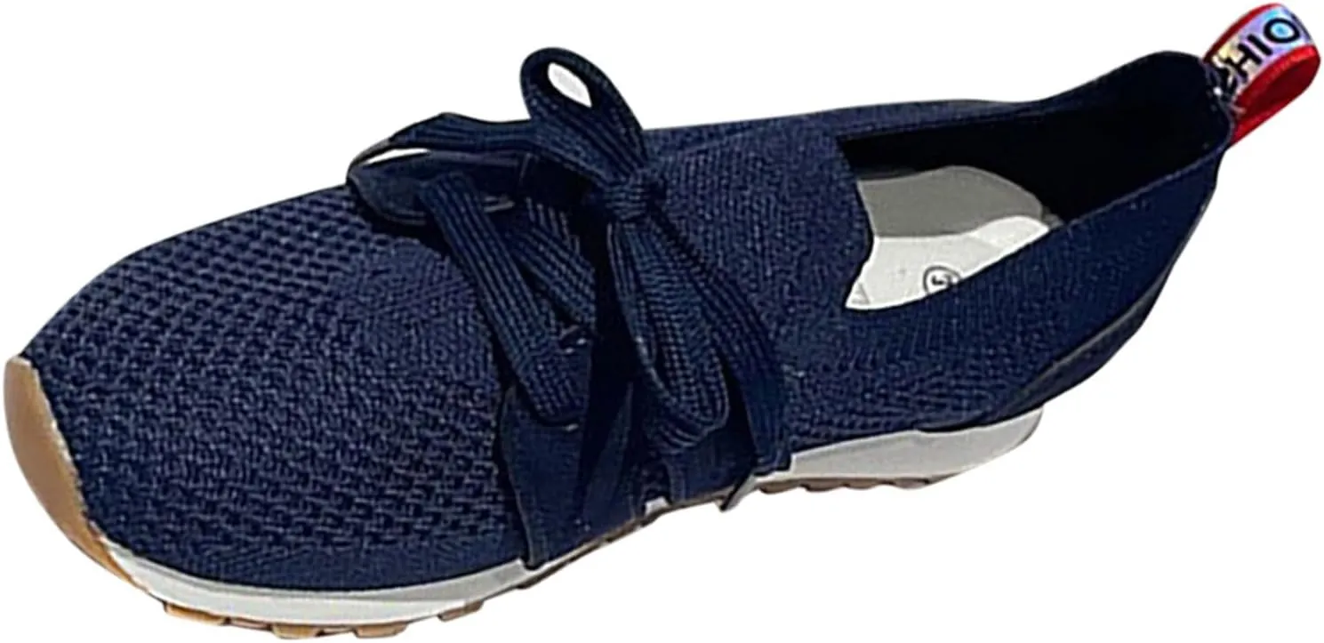 Running Shoes Womens Non Slip Lightweight Breathable Tennis Shoes Casual Comfortable Slip On Walking Sneakers