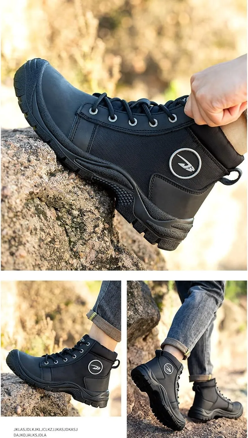 Safety Shoes Work Shoes Men Women Lightweight Safety Trainers with Steel Toe Caps (Color : Brown, Size : 6.5 US)