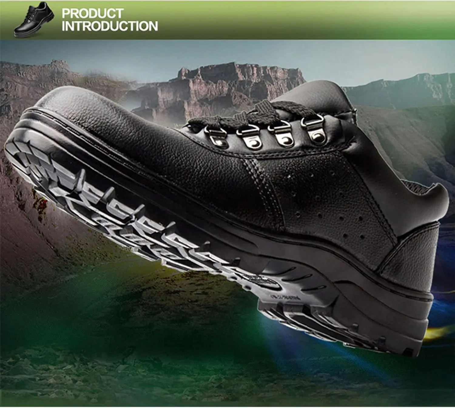 Safety Trainers for Men Women Steel Toe Cap Safety Shoes Lightweight Breathable Industrial (Color : Black, Size : 6.5 US)