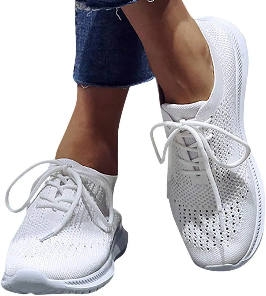 Slip On Sneakers for Women Casual Comfortable Walking Shoes Non Slip Lightweight Breathable Running Shoes