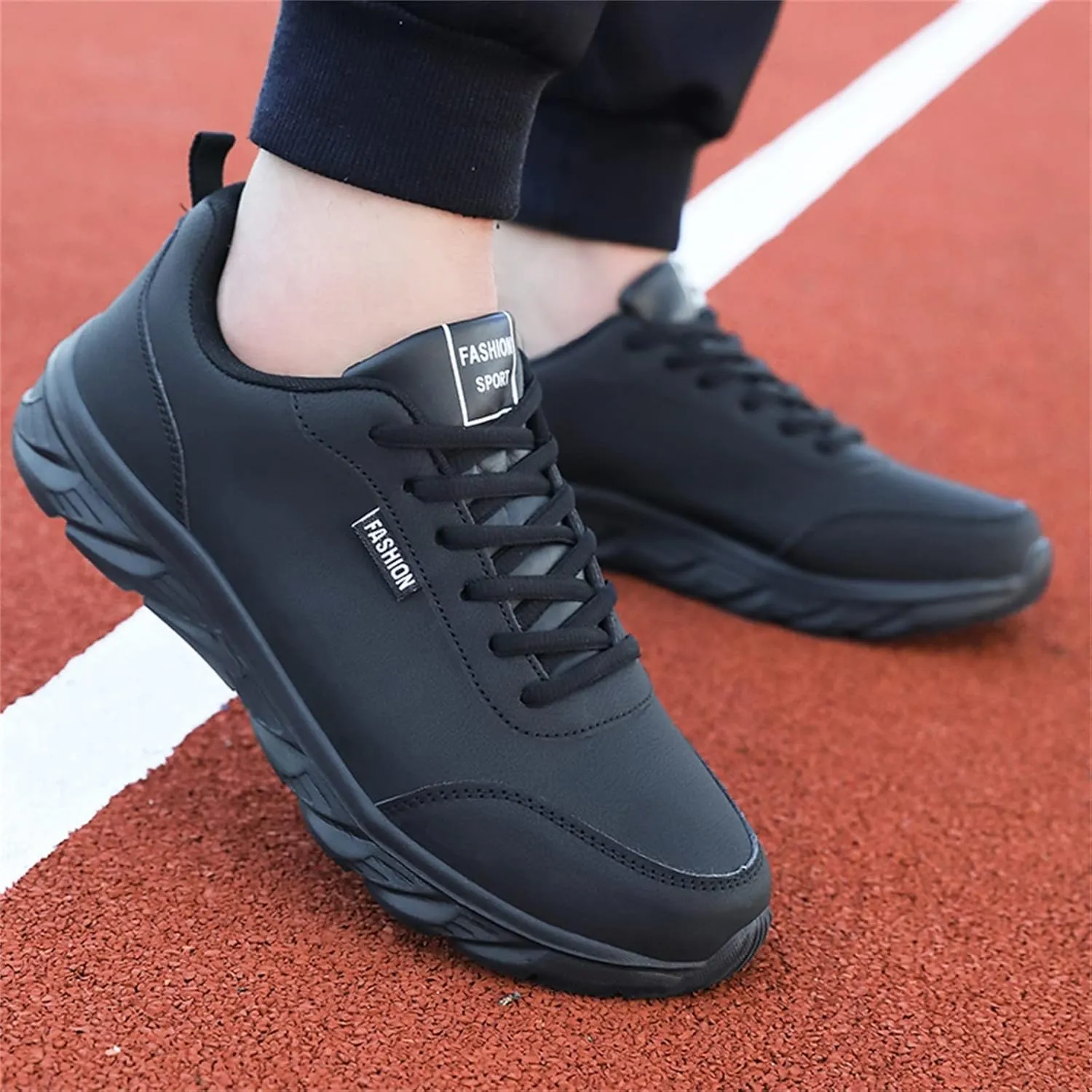 Sneakers for Men Waterproof Walking Shoes Comfortable Lightweight Casual Sports Shoes Lace Up Fashion Running Shoes