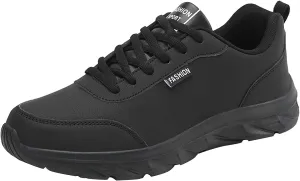 Sneakers for Men Waterproof Walking Shoes Comfortable Lightweight Casual Sports Shoes Lace Up Fashion Running Shoes