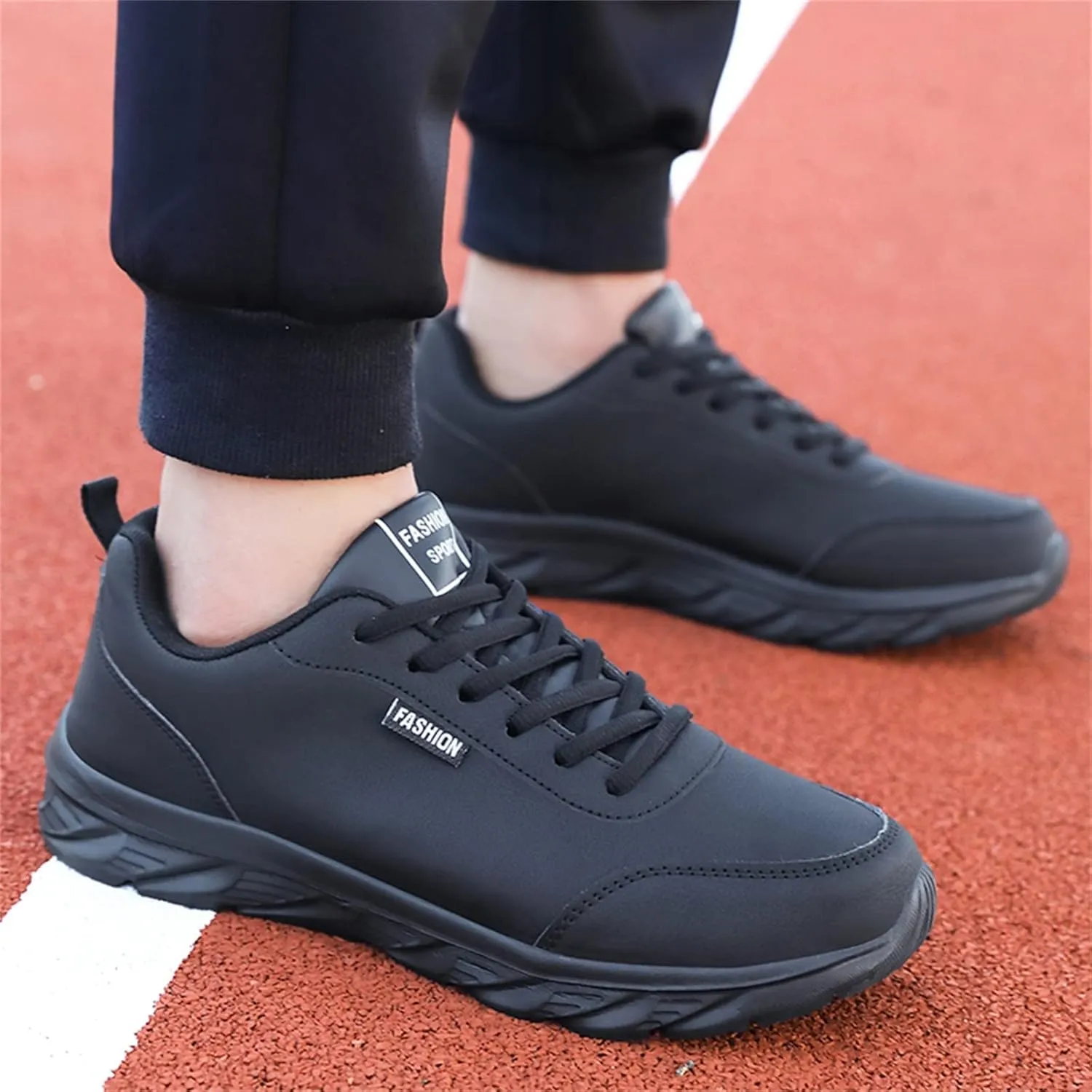 Sneakers for Men Waterproof Walking Shoes Comfortable Lightweight Casual Sports Shoes Lace Up Fashion Running Shoes