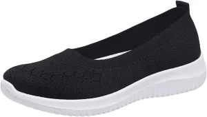 Sneakers for Women Athletic Walking Shoes Slip On Casual Mesh-Comfortable Tennis Workout Sneakers Arch Support Non Slip Work Shoes Casual Lightweight Tennis Workout Shoes Running Jogging Shoes