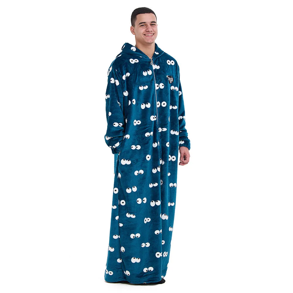 Snuggs Monk Wearable Blanket Petroleum eyes