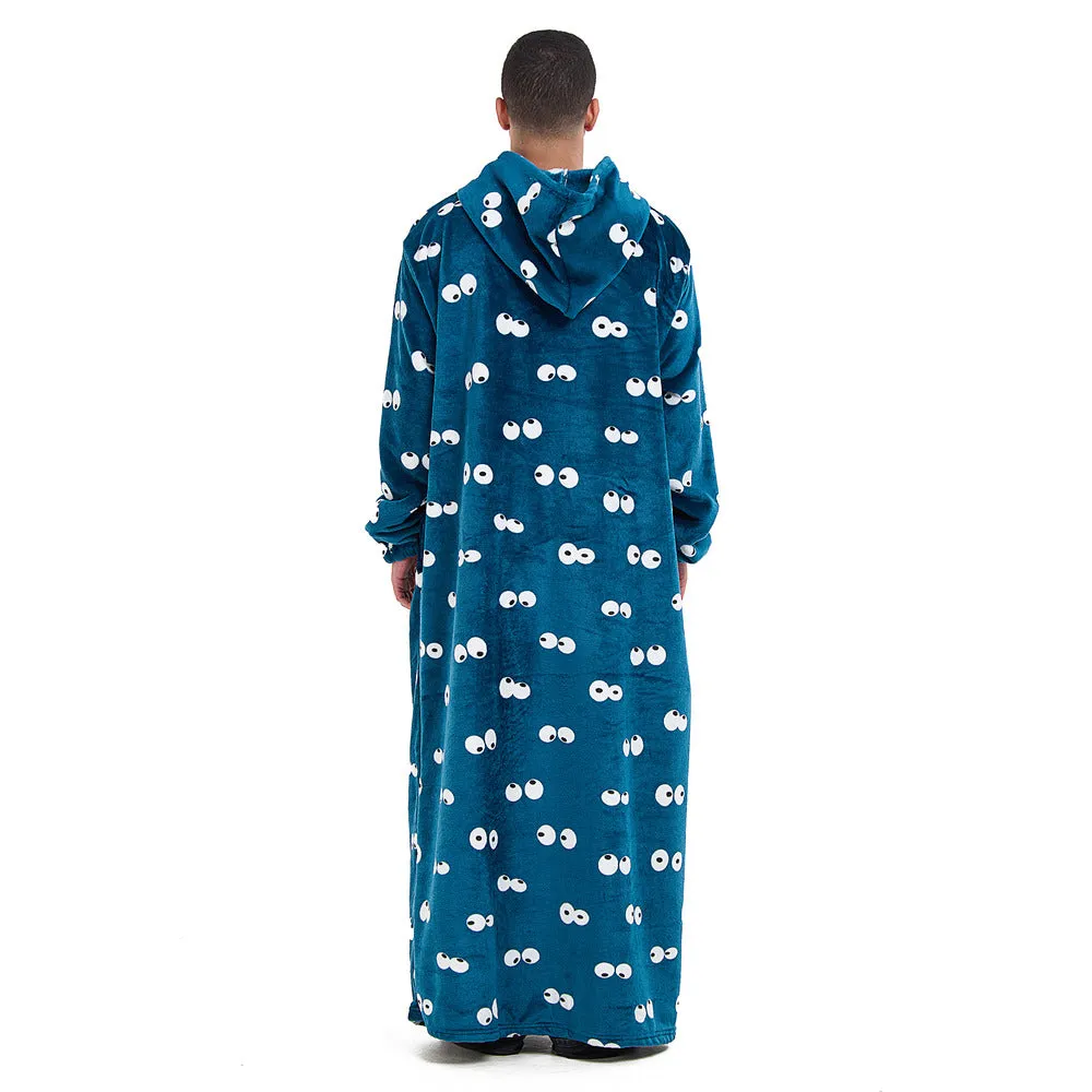 Snuggs Monk Wearable Blanket Petroleum eyes