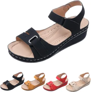 Soft & Stylish Wedge Sandals for Effortless Comfort 2025 Stylish Sandals Walking Shoes for Women Back Strap Summer Sandal with Arch Support