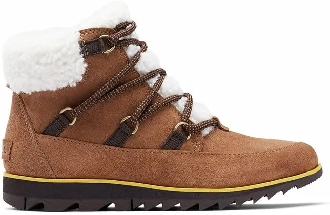 Sorel Women's Harlow Lace Cozy Boot  Waterproof Leather Ankle Booties
