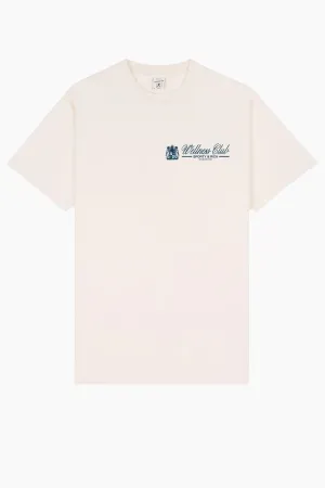 Sporty & Rich Unicorn Crest T-Shirt - Cream/ Navy