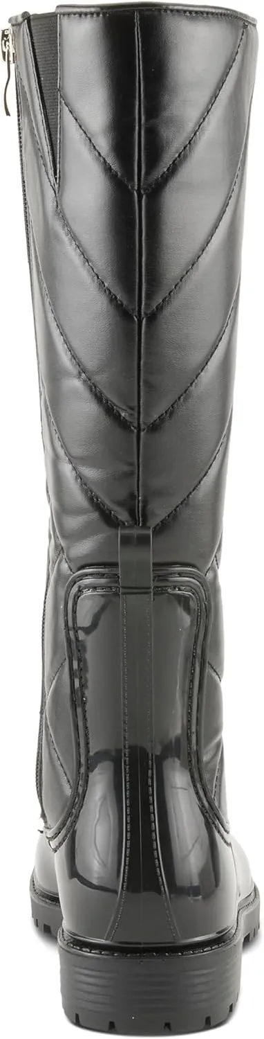 Spring Step Women's MAIZA Rain Boots with Waterproof Design, Quilted Detailing, and Slip-Resistant Sole
