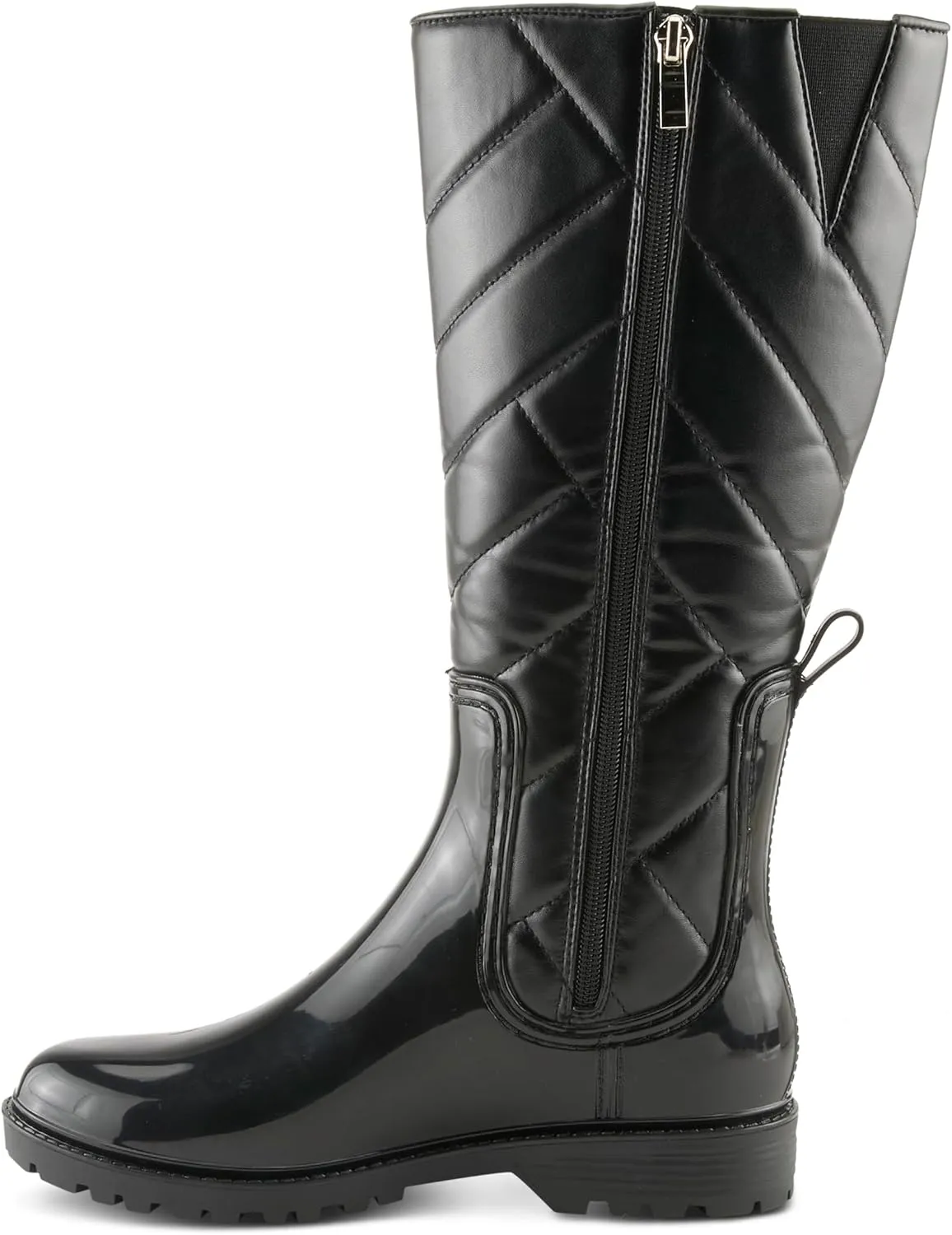 Spring Step Women's MAIZA Rain Boots with Waterproof Design, Quilted Detailing, and Slip-Resistant Sole