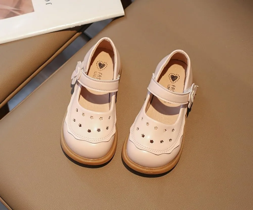 Toddler Girls Adorable Mary Jane Flats - Little Girl School Uniform Oxford Dress Shoes