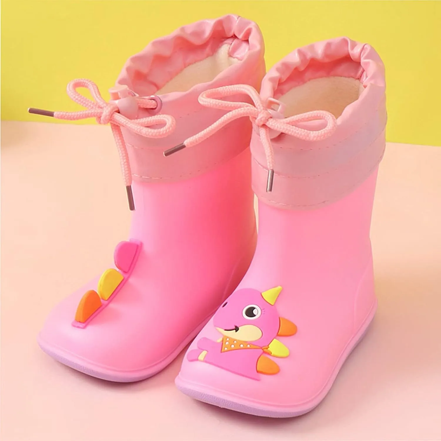 Toddler Kids Adorable Lightwight Waterproof Rain Boots Unisex-Child Waterproof Printed Rain Boot Waterproof
