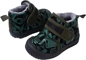 Toddler Plush Ankle Boots Little Boys Girls High Top Hiking Shoes Winter Furry Cozy Outdoor Sport Athletic Sneaker