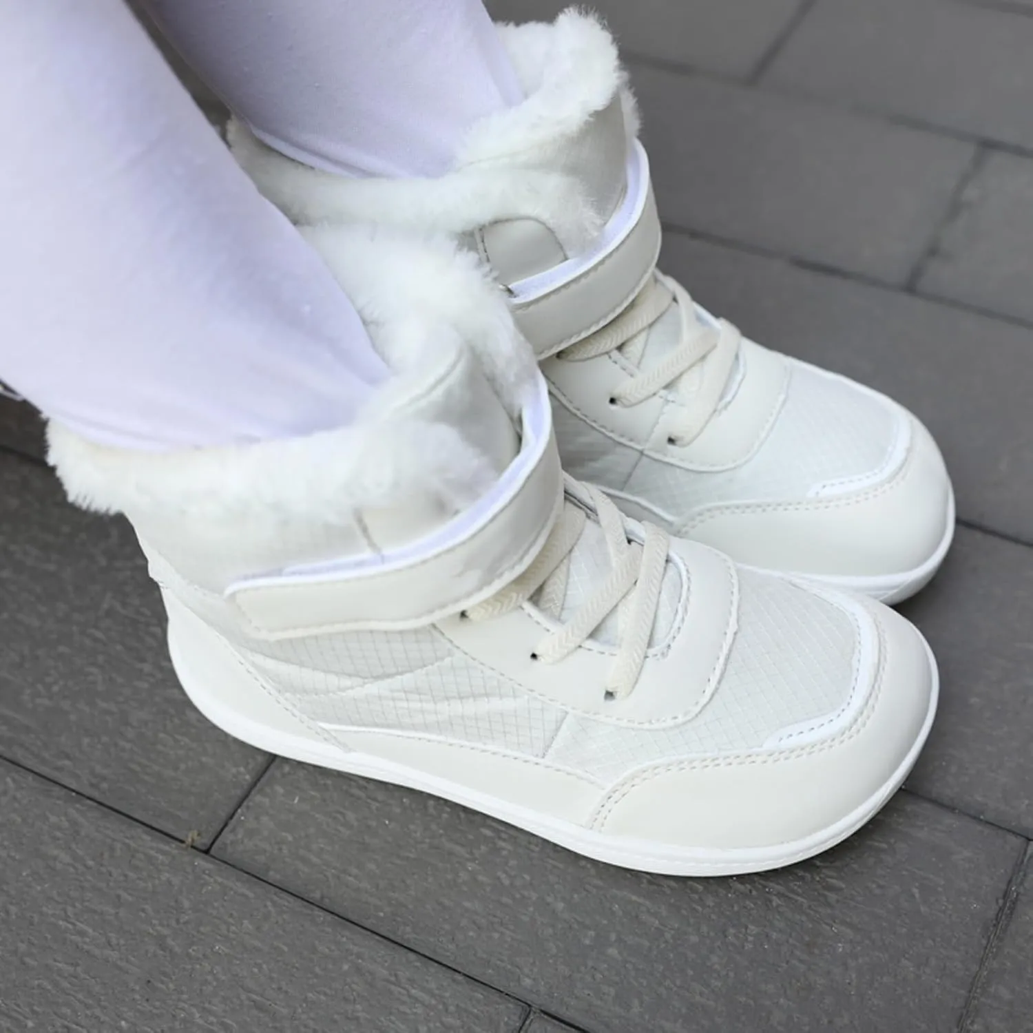 Toddler Snow Boots Boys Girls Winter Warm Shoes High Top Outdoor Sneakers For Cold Weather Water Proof Non-Slip Boots