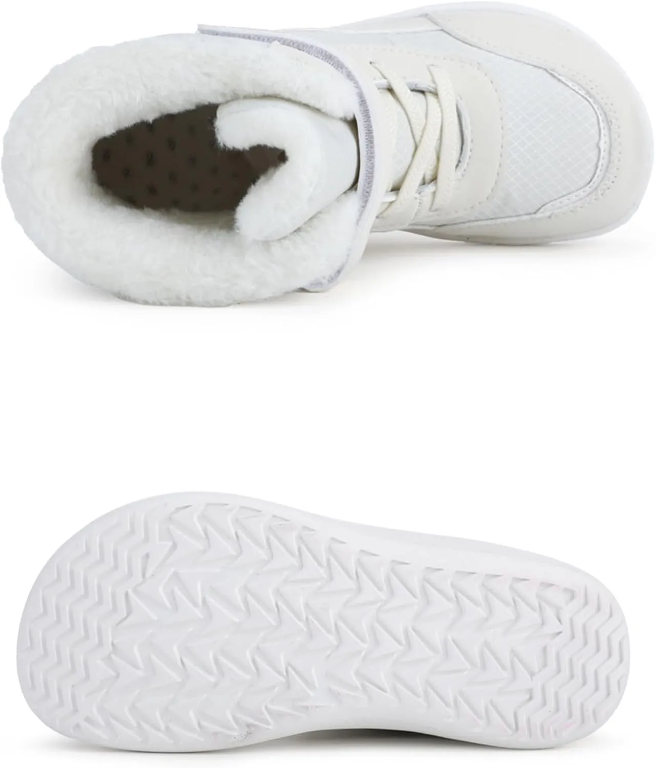 Toddler Snow Boots Boys Girls Winter Warm Shoes High Top Outdoor Sneakers For Cold Weather Water Proof Non-Slip Boots