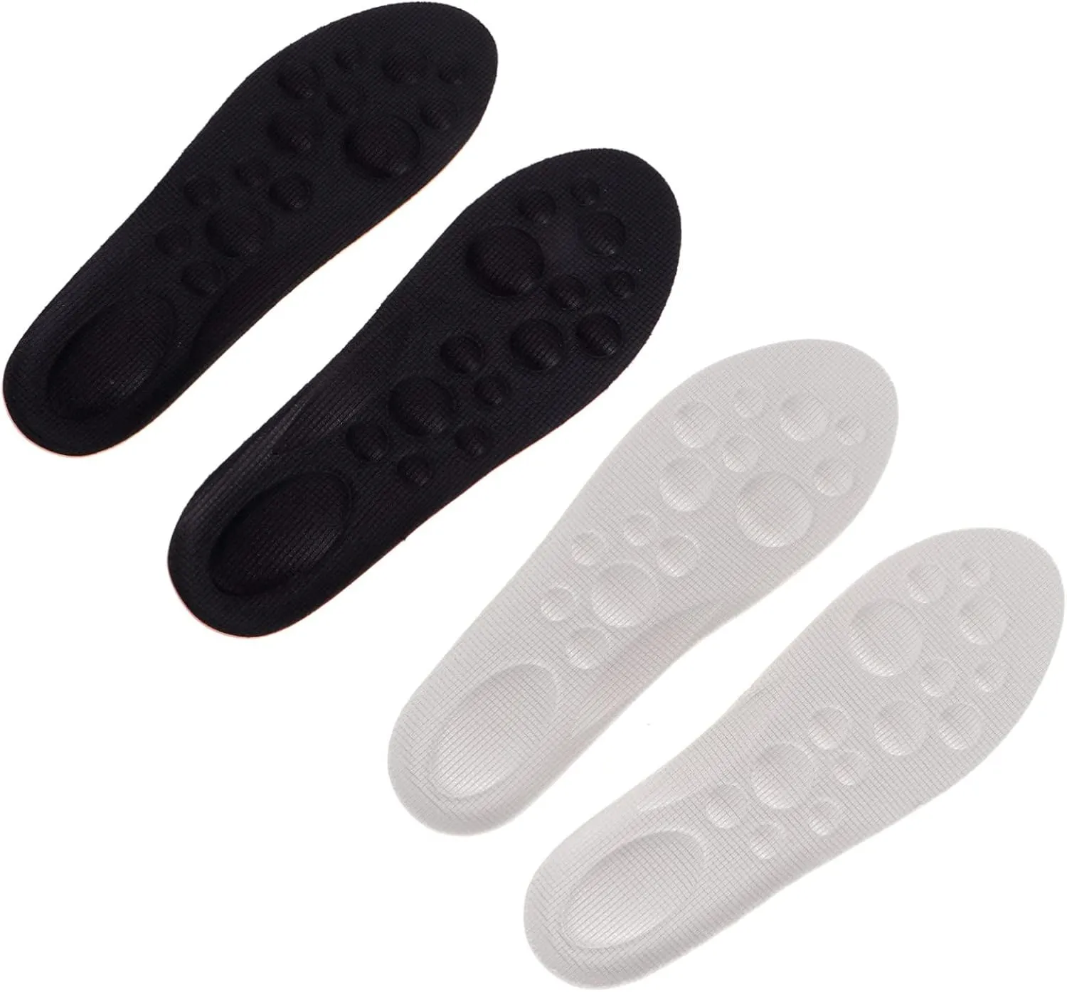 Vaguelly 2Pairs Arch Support Insoles Breathable Shock Absorption Cushion Inserts for Running Training Sports Fits Comfortable Shoe Replacement Pads