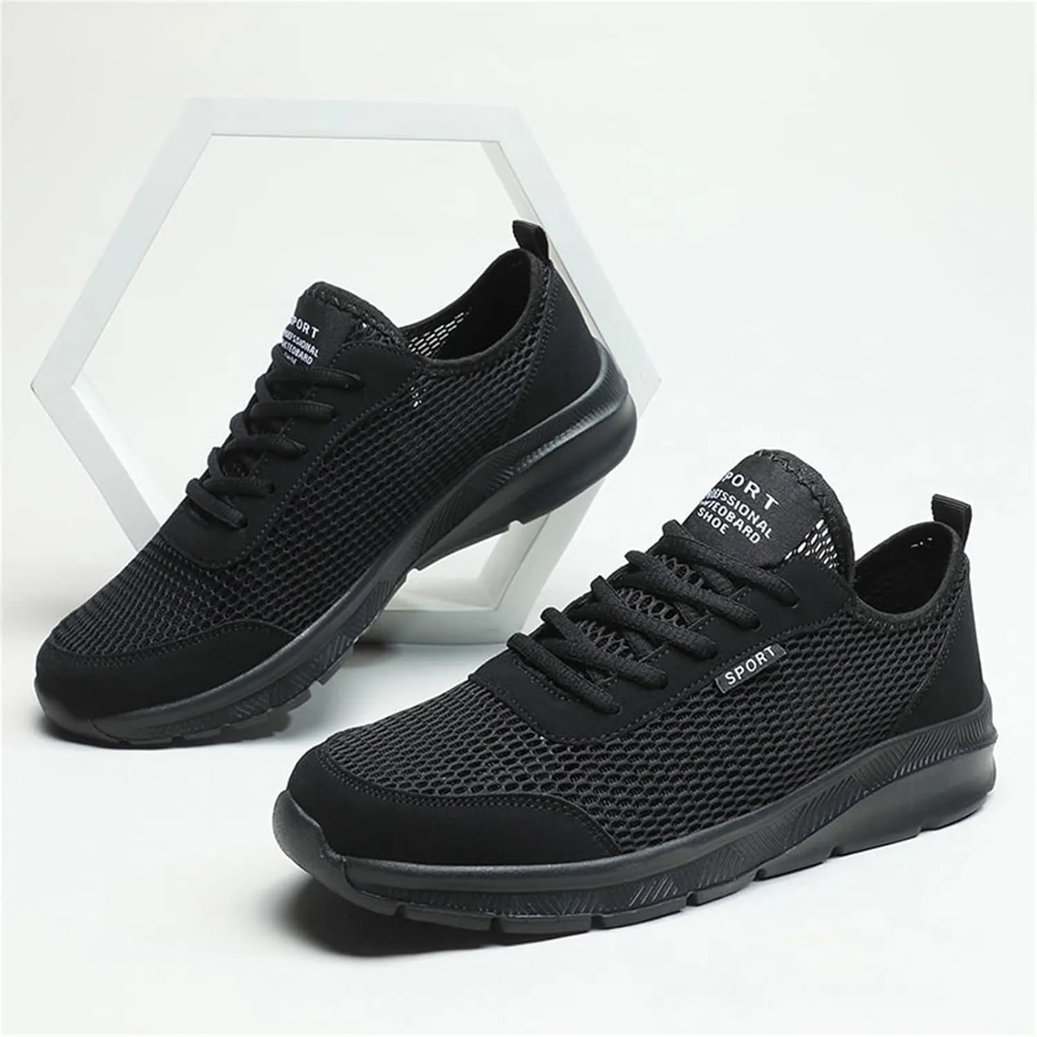 Walking Shoes Mens Comfortable Mesh Sneakers Non Slip Running Shoes Lightweight Breathable Workout Shoes