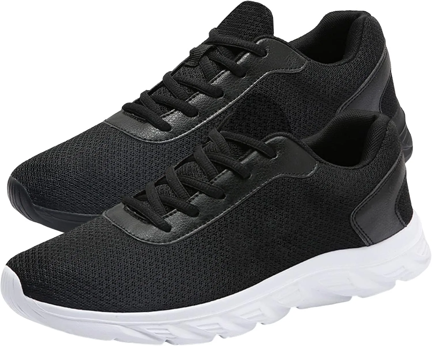 Wide Walking Shoes for Men Lightweight Breathable Slip on Running Shoe Comfortable & Light-Weight Stretch Shoes