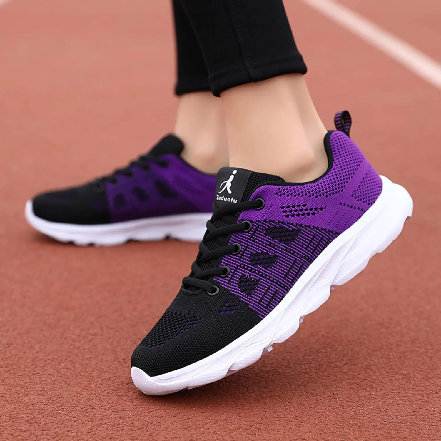 Women Running Shoes Lightweight Tennis Shoes Non Slip Walking Sneakers Breathable Workout Shoes Comfy Athletic Shoes