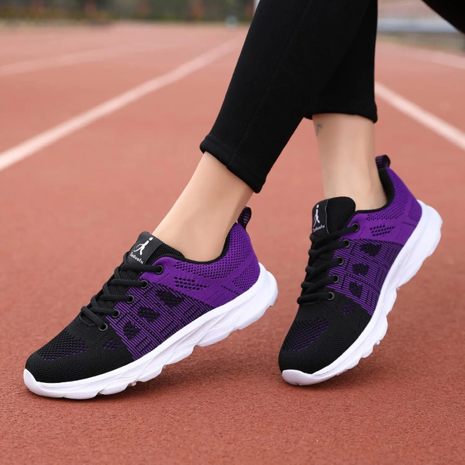 Women Running Shoes Lightweight Tennis Shoes Non Slip Walking Sneakers Breathable Workout Shoes Comfy Athletic Shoes