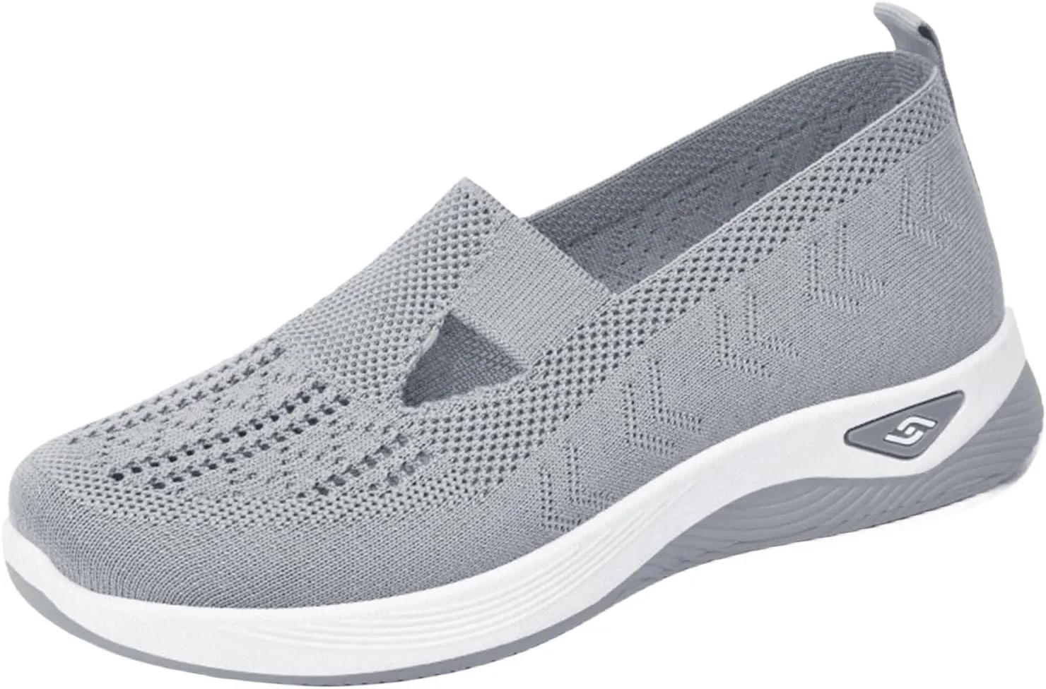 Women's Athletic Walking Shoes Arch Support Non Slip Work Shoes Slip On Casual Mesh-Comfortable Tennis Workout Sneakers Orthopedic Breathable Soft Shoes Athletic Fashion Sneakers