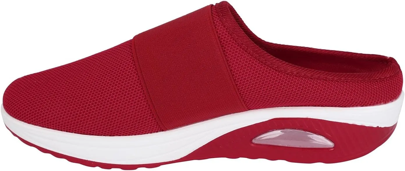 Women's Backless Slip on Mesh Sneakers Shoes Womens Tennis Shoes Loafers Black Casual Shoes Women's Fashion Sneakers Brown Tennis Shoe Loafers Shoe