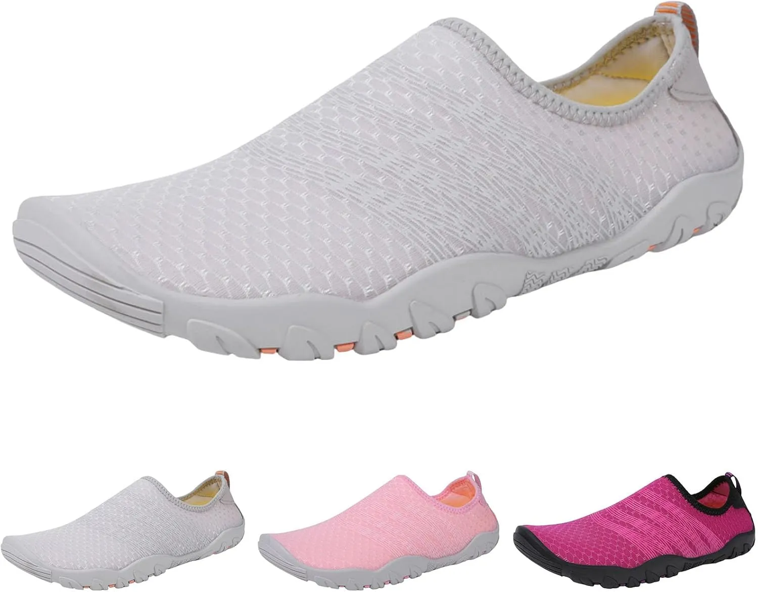 Womens Barefoot Minimalist Shoes Flat Bottomed Non Slip Wading Shoes Slip On Comfortable Grounded Footwear