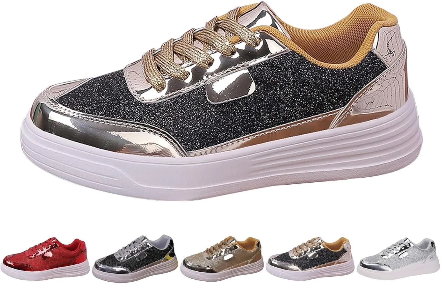 Womens Elastic Slip On Shoes Casual Comfortable Walking Sneakers Lightweight Canvas Flats Non Slip Loafers