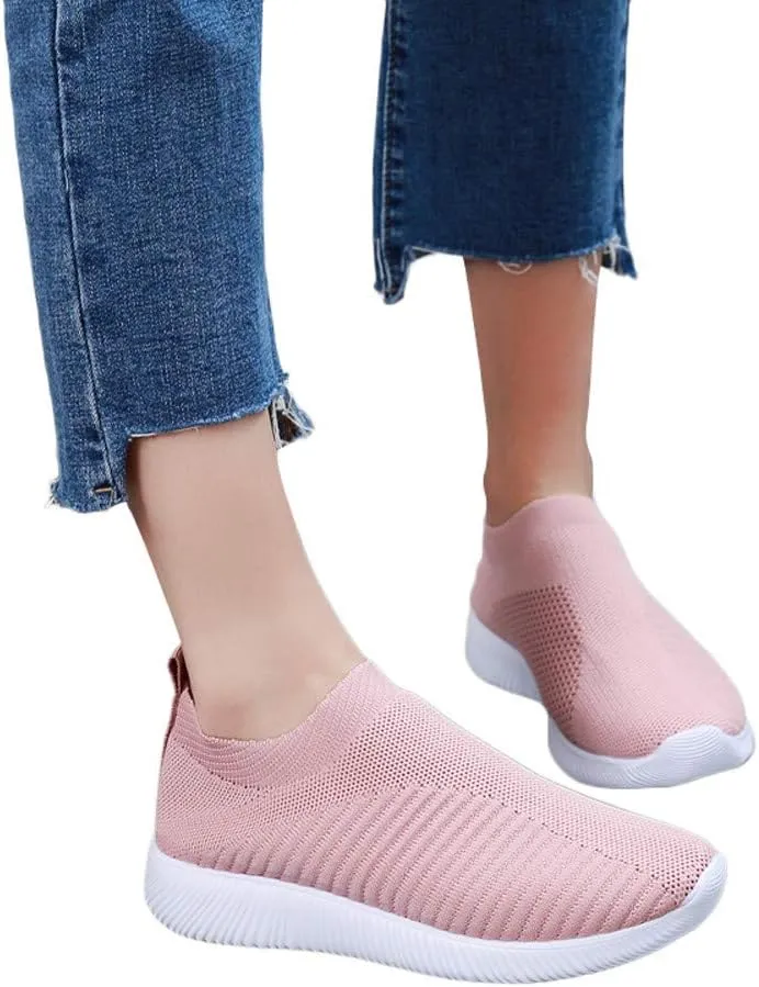 Women's Fashion Sneaker Non Slip Work Wide Comfortable Slip Resistant Work Shoes Comfortable Walking Shoes Women Sneaker Loafers Women Shoes High Heel Sneakers for Women